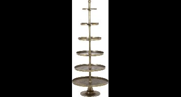 Light & Living HOKKSUND Etagère Ø80x200 cm antiek brons 6-laags