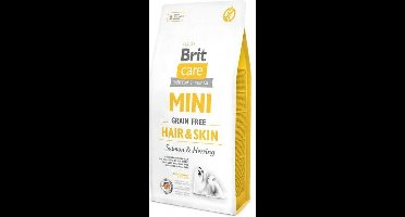 Voer Brit Hair&Skin Volwassen Zalm 7 kg