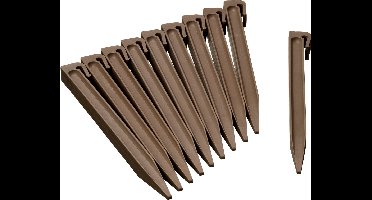 Nature - Grondpennen (10 st.) - H26,7cm - Taupe - voor borderranden