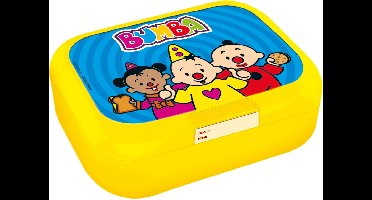 Bumba Vershouddoos - Brooddoos Geel met naamlabel - Vrienden