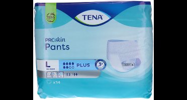 TENA Proskin Pants Plus - Large, 14 stuks . Voordeelbundel met 5 verpakkingen