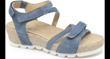 Durea, 7421 024 1027, Jeansblauwe dames sandalen