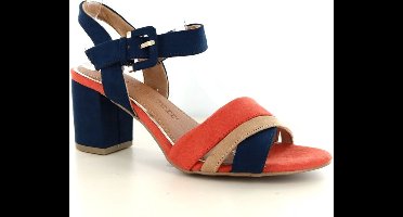 Marco Tozzi | Hak sandaal | Blauw combi | Maat 39