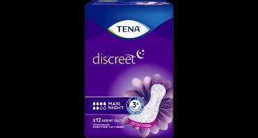 Tena Discreet Maxi Night - 12 pakken van 12 stuks