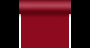 Duni tafelloper - papier - bordeaux rood- 480 x 40 cm - Tafellopers