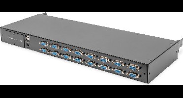 Digitus DS-72214 KVM-switch Rack-montage Zwart