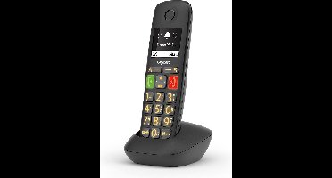 Gigaset E290 Analoge-/DECT-telefoon Nummerherkenning Zwart