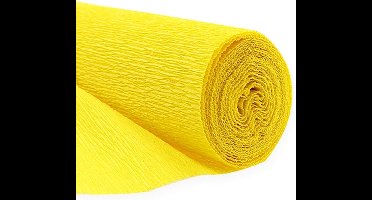 Bloemist Crêpepapier Geel 50x250cm