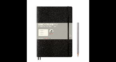 Leuchtturm1917 Softcover Notitieboek Zwart - Composition B5 - Puntjes