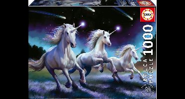 Puzzel Educa Unicorns (Anne Stokes) 1000 Onderdelen