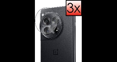 Camera Lens Protector - 3 Stuks - Geschikt voor OnePlus 12 - Camera Screenprotector - Beschermglas - Gehard Glas - Tempered Glass - Screen Protector
