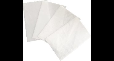 Beschermvellen voor koelkast - transparant - 4 st