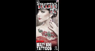 Partychimp Nep Tatto Lotus Tatoeages voor Volwassenen - Polyester
