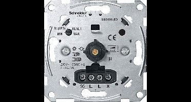 Merten MEG5134-0000 Dimmer (inbouw) Geschikt voor lampen: Gloeilamp, Halogeenlamp, LED-lamp Aluminium