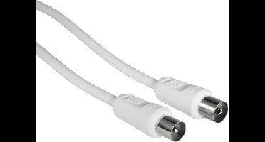 Hama 00011993 coax-kabel 1,5 m Wit