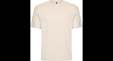 Mario Russo Oversized T-shirt - T-shirts Heren - Katoen - XXL - Ecru