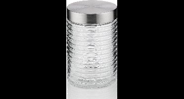 Voorraadpot, 1.2 L, Glas/RVS, Zilver - Kela | Diana