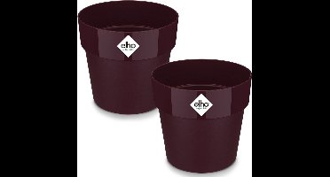 Gardebruk Bloempot Set van 2 - Vorstbestendig 680g 30x27cm - Paars