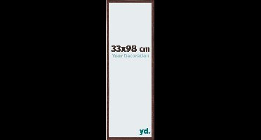 Your Decoration - Fotolijst 33x98 cm - Kunststof - Bruin - Annecy