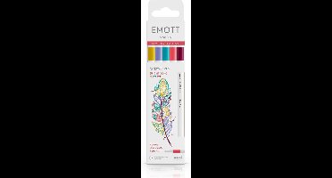 Uni-ball Uni Emott Fineliner Set 5 stuks Bright Boho