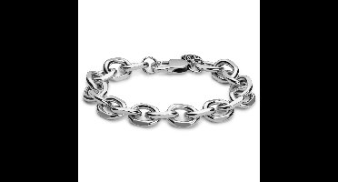 Essentials | 12 mm Zilverkleurige Armband met Kabelschakels