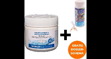 Interline Chloortabletten Mini Quick - Chloortabletten Zwembad - Geschikt voor Jacuzzi - Chloortabletten - Inclusief Teststrips Zwembad - Chloor - Zwembadchloor