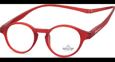 Montana MR60D Leesbril met magneetsluiting +3.00 Rood
