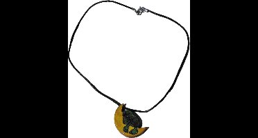 Kinderketting halve maan met kikker