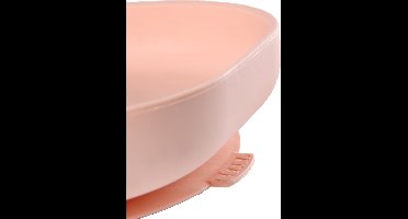 Béaba Siliconen Bord - Met Zuignap - Onbreekbaar & Ergonomisch - BPA-vrij - Geschikt voor Magnetron & Vaatwasser - Roze