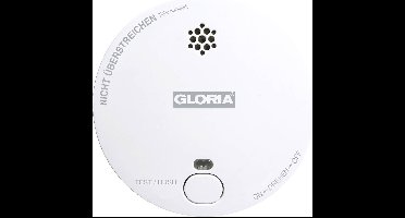 Gloria R1 Rookmelder werkt op batterijen (Ø x h) 100 mm x 33 mm