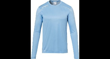 Uhlsport Stream 22 Voetbalshirt Lange Mouw Kinderen - Hemelsblauw / Wit | Maat: 140