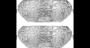 Pro Plus Zonnescherm XL - 2x - 100 x 250 cm - antivries deken/ scherm