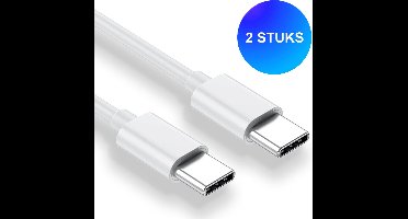 BSTNL 2x USB C Kabel - 1 Meter - USB C naar USB C - Quick Charge