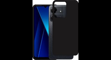 Just in Case hoesje geschikt voor Xiaomi Poco C65 Hoesje Siliconen - Flexibele Case - Zwart