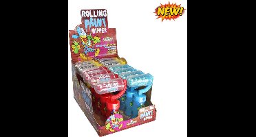 Funny Candy - Rolling Paint Dipper Pop - 12 stuks