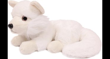 Pia Soft Toys Knuffeldier Poolvos - zachte pluche stof - wit - premium kwaliteit knuffels - 20 cm - Poolvossen
