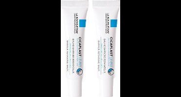 La Roche-Posay Cicaplast Lippenbalsem - voor gebarsten, geïrriteerde lippen - 2 stuks