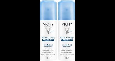 Vichy Deodorant Mineraal aerosol - 2 x 125ml