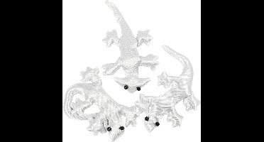 Creotime Knutselset Creepy-crawly 10-14 Cm Polyester Wit 3 Stuks