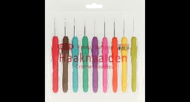 Opry Soft Grip Haaknaaldenset - 2 t/m 6 mm - Set met 9 maten