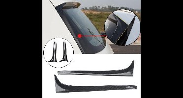 Carbon Look Achterraam Spoiler Wings Geschikt Voor Golf 7 En 7.5 Achterruit Spoiler R Line Tsi Tdi Gti Gtd R20
