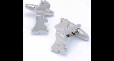 Manchetknopen - Macau Kaart Outline