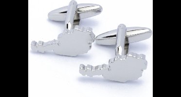 Manchetknopen - Oostenrijk Kaart Outline