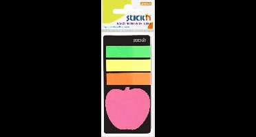 Stick'n Film Index tabs - Sticky tabs - 45x12mm - 3x25 stuks - Magenta Appel