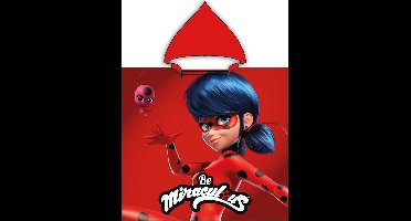 Miraculous Polyester Poncho - 55 x 110 cm - Rood