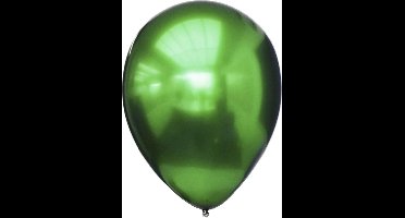 Ballon 11 inch Titanium chrome per 12 Groen