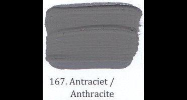 Kalkverf 1 ltr 167- Antraciet