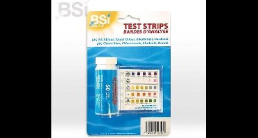 50x BSi Test strips voor zwembaden - waterkwaliteit controle - zwembadwater - PH meten