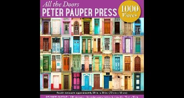 Peter Pauper Puzzel - All the Doors - 1000 st