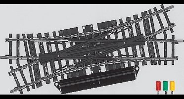 H0 Märklin K-rails (zonder ballastbed) 2260 Engels wissel, Dubbel 168.9 mm 1 stuk(s)